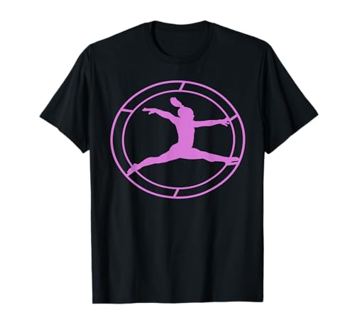 Rhönrad Gymnastik Athletin Frauen Rad Akrobatik T-Shirt Rhönrad Gymnastik Athletin Frauen Rad Akrobatik T-Shirt von Frauen Gym Wheel Sport Fans