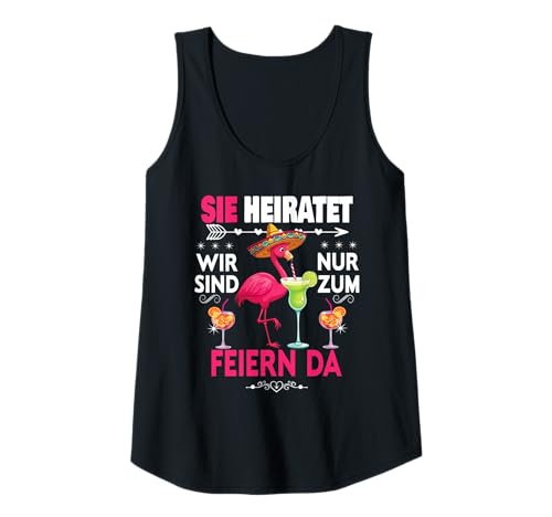 Damen Frauen Junggesellinnenabschied Team Braut Outfit Tshirt JGA Tank Top von Frauen JGA Tracht Poltern Shirt Damen Hochzeits