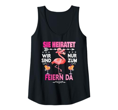 Damen Frauen Junggesellinnenabschied Team Braut Outfit Tshirt JGA Tank Top von Frauen JGA Tracht Poltern Shirt Damen Hochzeits