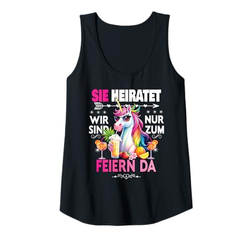 Damen Frauen Junggesellinnenabschied Team Braut Outfit Tshirt JGA Tank Top Damen Frauen Junggesellinnenabschied Team Braut Outfit Tshirt JGA Tank Top von Frauen JGA Tracht Poltern Shirt Damen Hochzeits