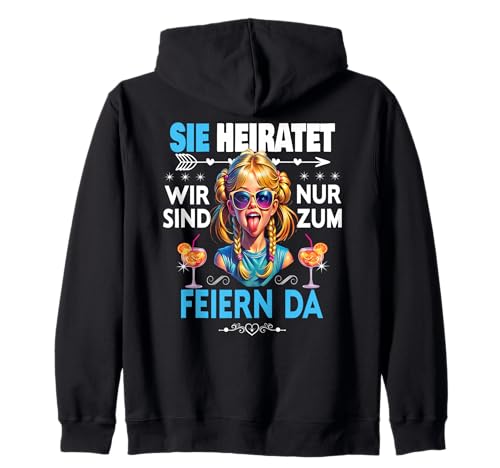 Frauen Junggesellinnenabschied Team Braut Outfit Tshirt JGA Kapuzenjacke Frauen Junggesellinnenabschied Team Braut Outfit Tshirt JGA Kapuzenjacke von Frauen JGA Tracht Poltern Shirt Damen Hochzeits