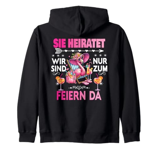Frauen Junggesellinnenabschied Team Braut Outfit Tshirt JGA Kapuzenjacke Frauen Junggesellinnenabschied Team Braut Outfit Tshirt JGA Kapuzenjacke von Frauen JGA Tracht Poltern Shirt Damen Hochzeits