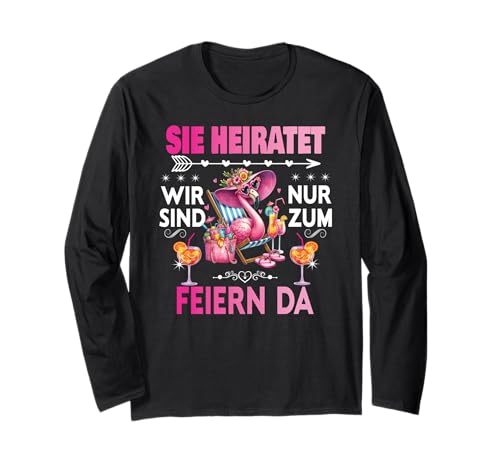 Frauen Junggesellinnenabschied Team Braut Outfit Tshirt JGA Langarmshirt Frauen Junggesellinnenabschied Team Braut Outfit Tshirt JGA Langarmshirt von Frauen JGA Tracht Poltern Shirt Damen Hochzeits