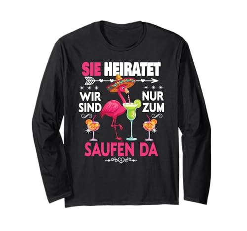 Frauen Junggesellinnenabschied Team Braut Outfit Tshirt JGA Langarmshirt Frauen Junggesellinnenabschied Team Braut Outfit Tshirt JGA Langarmshirt von Frauen JGA Tracht Poltern Shirt Damen Hochzeits