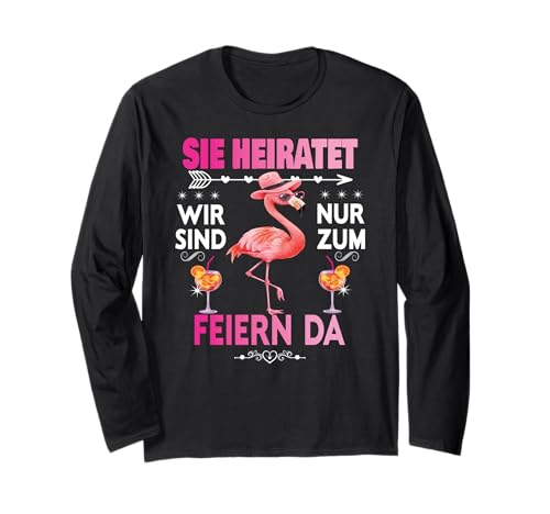 Frauen Junggesellinnenabschied Team Braut Outfit Tshirt JGA Langarmshirt Frauen Junggesellinnenabschied Team Braut Outfit Tshirt JGA Langarmshirt von Frauen JGA Tracht Poltern Shirt Damen Hochzeits