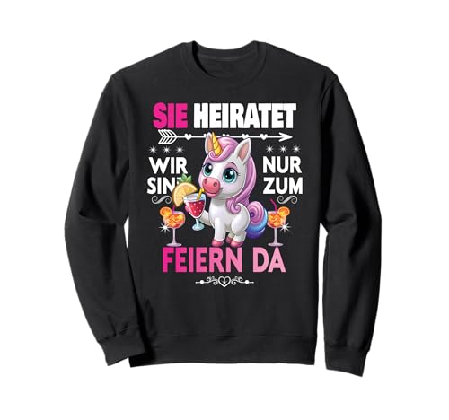 Frauen Junggesellinnenabschied Team Braut Outfit Tshirt JGA Sweatshirt Frauen Junggesellinnenabschied Team Braut Outfit Tshirt JGA Sweatshirt von Frauen JGA Tracht Poltern Shirt Damen Hochzeits