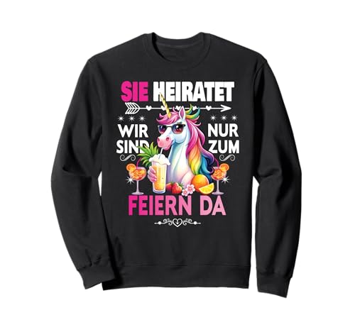 Frauen Junggesellinnenabschied Team Braut Outfit Tshirt JGA Sweatshirt Frauen Junggesellinnenabschied Team Braut Outfit Tshirt JGA Sweatshirt von Frauen JGA Tracht Poltern Shirt Damen Hochzeits