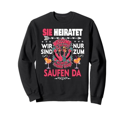 Frauen Junggesellinnenabschied Team Braut Outfit Tshirt JGA Sweatshirt Frauen Junggesellinnenabschied Team Braut Outfit Tshirt JGA Sweatshirt von Frauen JGA Tracht Poltern Shirt Damen Hochzeits