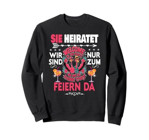 Frauen Junggesellinnenabschied Team Braut Outfit Tshirt JGA Sweatshirt Frauen Junggesellinnenabschied Team Braut Outfit Tshirt JGA Sweatshirt von Frauen JGA Tracht Poltern Shirt Damen Hochzeits
