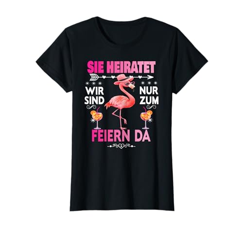 Frauen Junggesellinnenabschied Team Braut Outfit Tshirt JGA T-Shirt von Frauen JGA Tracht Poltern Shirt Damen Hochzeits