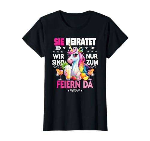 Frauen Junggesellinnenabschied Team Braut Outfit Tshirt JGA T-Shirt Frauen Junggesellinnenabschied Team Braut Outfit Tshirt JGA T-Shirt von Frauen JGA Tracht Poltern Shirt Damen Hochzeits