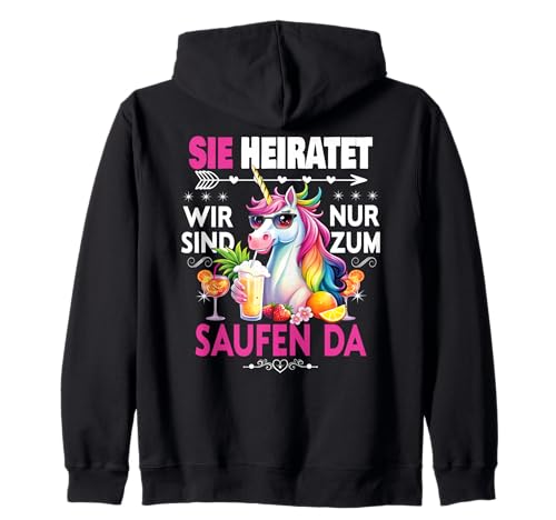 Junggesellinnenabschied Team Braut Outfit Frauen Tshirt JGA Kapuzenjacke von Frauen JGA Tracht Poltern Shirt Damen Hochzeits