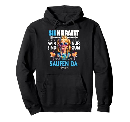 Junggesellinnenabschied Team Braut Outfit Frauen Tshirt JGA Pullover Hoodie Junggesellinnenabschied Team Braut Outfit Frauen Tshirt JGA Pullover Hoodie von Frauen JGA Tracht Poltern Shirt Damen Hochzeits