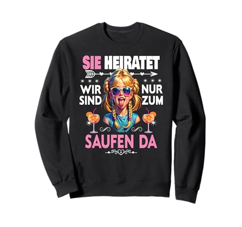 Junggesellinnenabschied Team Braut Outfit Frauen Tshirt JGA Sweatshirt von Frauen JGA Tracht Poltern Shirt Damen Hochzeits