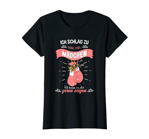 Damen Kickboxen Geschenk für Kickboxerin Kämpferin I Boxerin T-Shirt Damen Kickboxen Geschenk für Kickboxerin Kämpferin I Boxerin T-Shirt von Frauen Kickboxing Kampfsportlerin Designs
