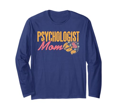 Psychologin Mama Blumen Humor Langarmshirt Psychologin Mama Blumen Humor Langarmshirt von Frauen Psychotherapie Mental Love
