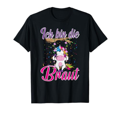 Frauen Trauzeugin Spruch Tierliebhaber Unicorn Fan Damen Ich bin die Braut Junggesellinnenabschied Einhorn Hochzeit T-Shirt Schwarz S Frauen Trauzeugin Spruch Tierliebhaber Unicorn Fan Damen Ich bin die Braut Junggesellinnenabschied Einhorn Hochzeit T-Shirt Schwarz S von Frauen Trauzeugin Spruch Tierliebhaber Unicorn Fan