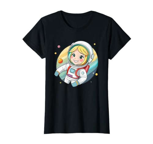 Weltraum Frauen Power Astronauten Mädchen T-Shirt von Feminist Merch, Gifts & Souvenirs