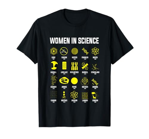 Women in Science Frauen Chemie Physik Wissenschaftlerin T-Shirt Women in Science Frauen Chemie Physik Wissenschaftlerin T-Shirt von Frauen in der Wissenschaft Chemie Physik Geschenk