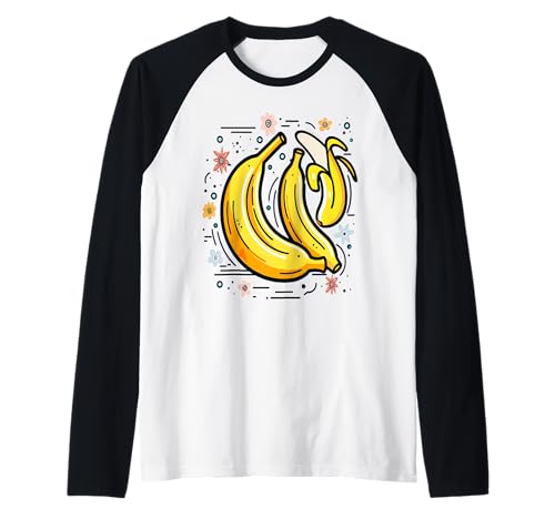 Frauen Bananenfrüchte Liebhaber Grafiken für diejenigen, die Raglan von Frauen lustige Fruchtliebhaber Grafiken