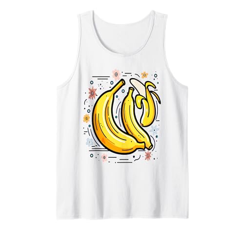 Frauen Bananenfrüchte Liebhaber Grafiken für diejenigen, die Tank Top von Frauen lustige Fruchtliebhaber Grafiken