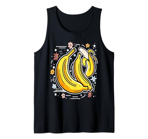 Frauen Bananenfrüchte Liebhaber Grafiken für diejenigen, die Tank Top von Frauen lustige Fruchtliebhaber Grafiken