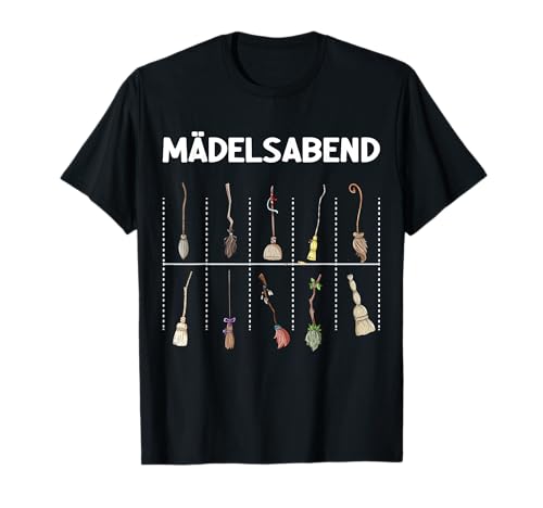 Mädelsabend, parkende Hexenbesen, ironisches Frauen T-Shirt Mädelsabend, parkende Hexenbesen, ironisches Frauen T-Shirt von Frauen mit Humor und Ironie Hexenbesen