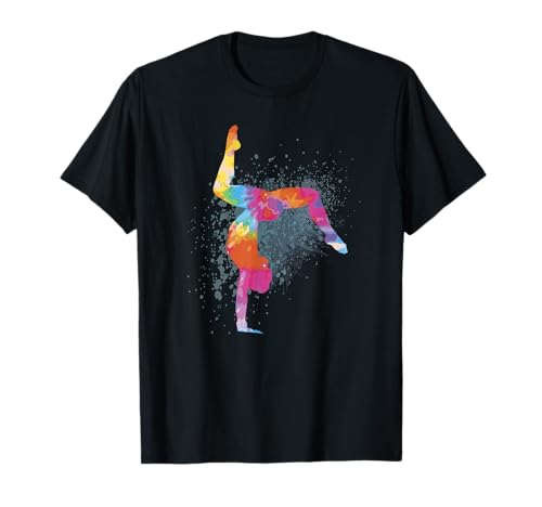 Turnen Mädchen Figur Design - Akrobatin Kunstturnen Turn T-Shirt Turnen Mädchen Figur Design - Akrobatin Kunstturnen Turn T-Shirt von Frauen und Mädchen Gymnastik und Turnen Geschenke