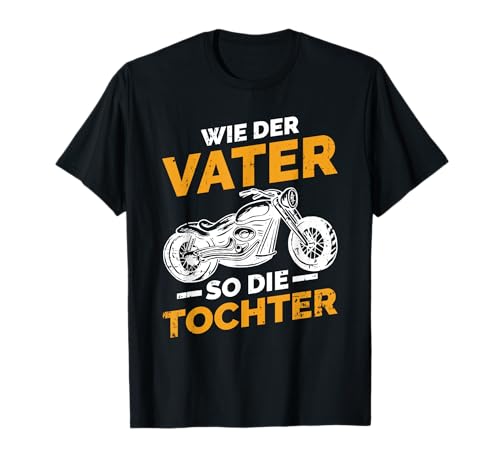 Biker Girl Motorrad Fahrerin Geschenk Vater & Tochter T-Shirt Biker Girl Motorrad Fahrerin Geschenk Vater & Tochter T-Shirt von Frauen & Papa Motorrad Designs