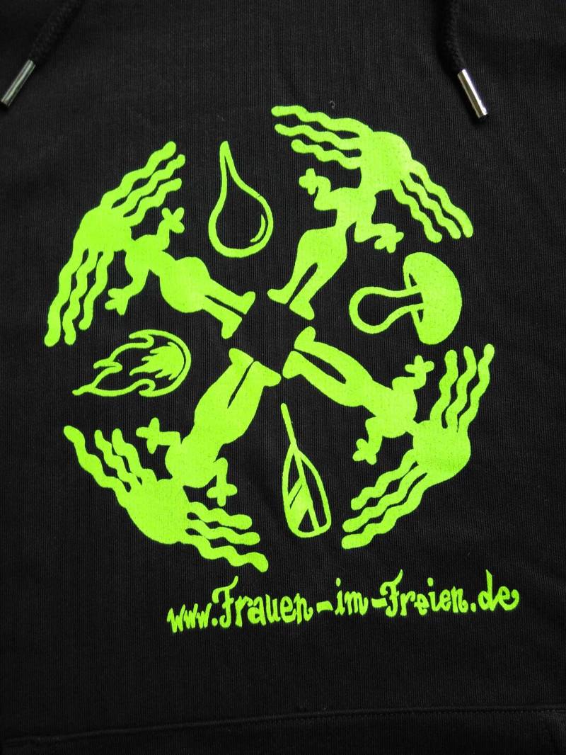 Hoodie Mit Frauen-Rad Und 4 Elementen von FrauenImFreien