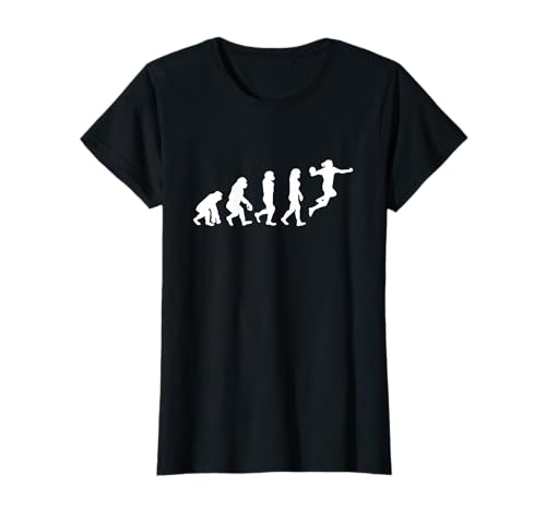 Frauen Handball Evolution Damen Handballerin Geschenk T-Shirt Frauen Handball Evolution Damen Handballerin Geschenk T-Shirt von Frauenhandball Damen Handball Spielerin Geschenk