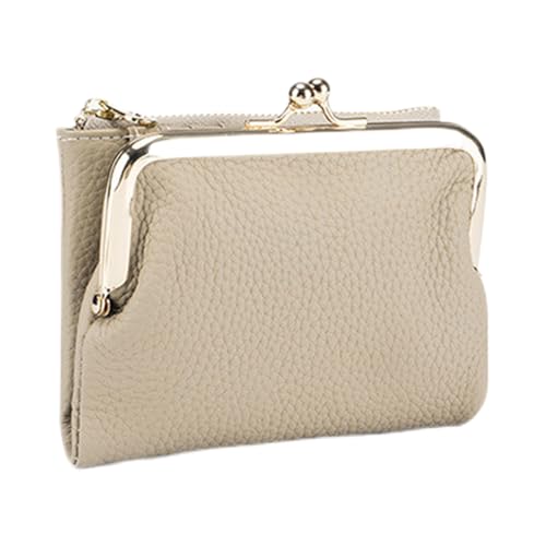 Fravsiu Small Wallets for Women, Portable Coin Purse, Leather Clutch Wallet, Credit Card Case Wallet, Change Wallet with Zipper Pocket, Wallet for Cards and Change von Fravsiu