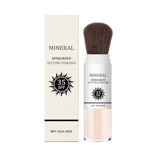 Sunscreen Powder for Face, Lightweight 8 g Mineral Sunblock, Long Lasting Setting Compact, Natural Matte Finish, Travel Size Scalp & Skin Protection, Beach, Makeup & Outdoor Use Sunscreen Powder for Face, Lightweight 8 g Mineral Sunblock, Long Lasting Setting Compact, Natural Matte Finish, Travel Size Scalp & Skin Protection, Beach, Makeup & Outdoor Use von Fravsiu