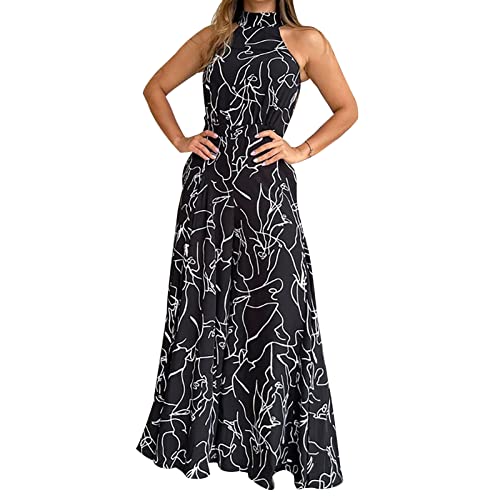 Frdun Damen-Overall, Bodysuit, weites Bein, lange Hose, sanfte Schnürung, Neckholder, sexy, figurbetont, Strampler, mit ärmellosem Oberteil für Frauen, Weihnachten, Festival, Geschenke Frdun Damen-Overall, Bodysuit, weites Bein, lange Hose, sanfte Schnürung, Neckholder, sexy, figurbetont, Strampler, mit ärmellosem Oberteil für Frauen, Weihnachten, Festival, Geschenke von Frdun