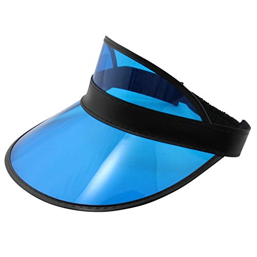 Freak Scene Retro Schildkappe - Sun Visor Cap - 80s Poker Visier Mütze - Farbe: blau-schwarz von Freak Scene