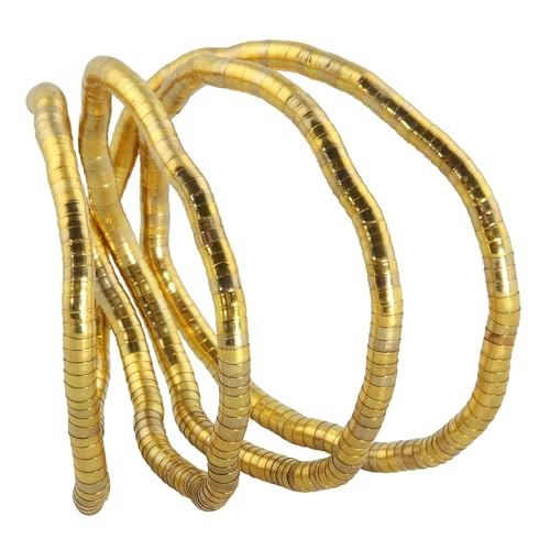 Freak Scene Biegsame Halskette Schlangenkette goldfarben dunkel 5mm Kette Armband von Freak Scene