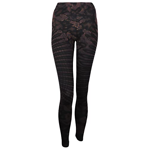 Freak Scene Leggings - Batik - Sun - schwarz - braun S/M von Freak Scene