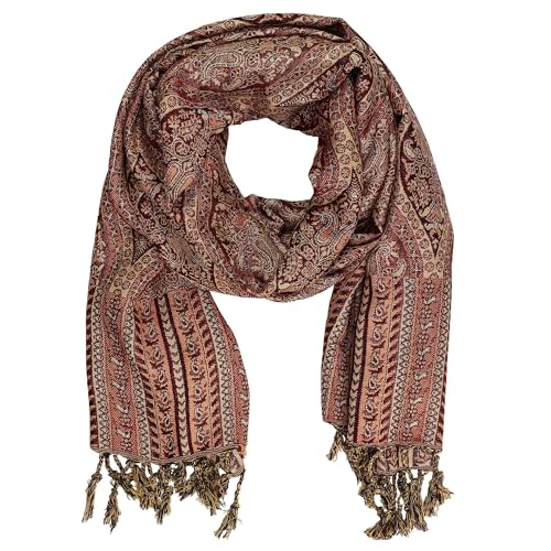 Freak Scene Schal im Pashmina Stil Floral Eyes 210x70cm Modell 04 Ethno Boho Halstuch von Freak Scene