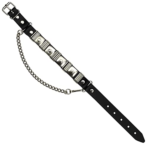 Freak Scene Stiefelkette aus Leder - Conchas 02 - schwarz von Freak Scene