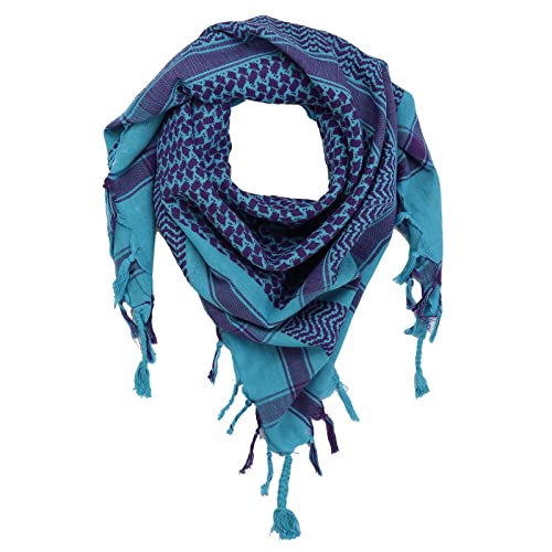 Freak Scene Superfreak Palituch - türkis - lila - Kufiya PLO Tuch von Freak Scene