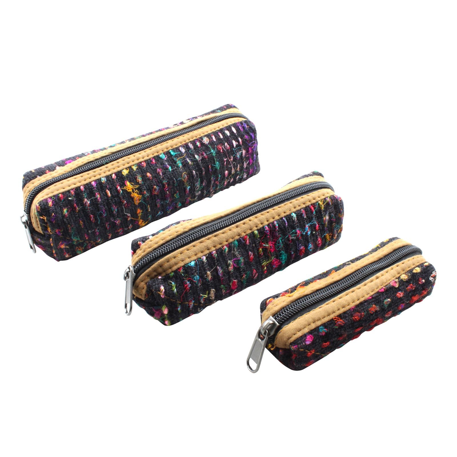 Federmäppchen Aus Baumwolle - Bunt 01 3Er Set Schlampermäppchen Federmäppchen Aus Baumwolle - Bunt 01 3Er Set Schlampermäppchen von FreakSceneBrand