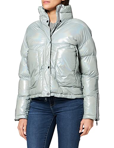 Freaky Nation Damen Baby-FN Steppjacke, Ice Blue, S von Freaky Nation