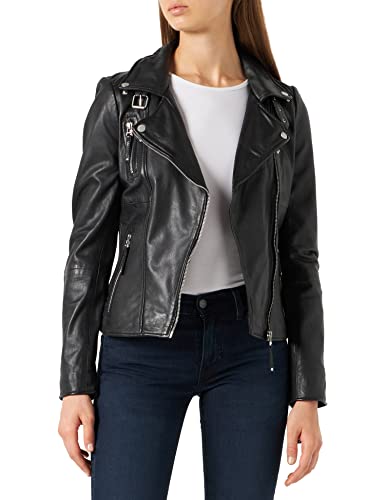 Freaky Nation Damen Biker prinsesse Jacke, Schwarz (Shadow 9015), XXL EU von Freaky Nation