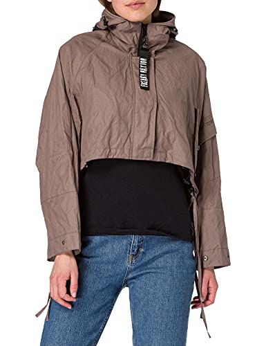 Freaky Nation Damen Lohja-FN Leichte Baumwolljacke, mud, L von Freaky Nation