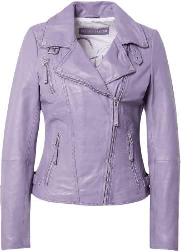 Freaky Nation Damen New Biker Princess Lederjacke, Daybreak, S von Freaky Nation