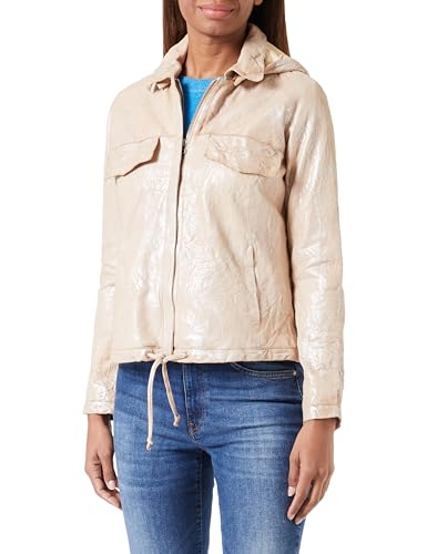 Freaky Nation Damen Sheen-FN Lederjacke, Faded Light, M von Freaky Nation