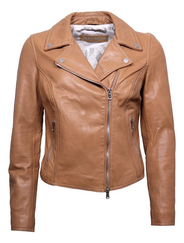 Freaky Nation Lederjacke »Bali-FN SC« mit asymmetrischem 2-Wege-Reißverschluss von Freaky Nation