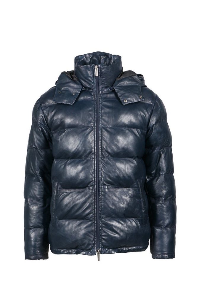 Freaky Nation Lederjacke Night Sky-FN Regular Fit, Gefüttert, mit abnehmbarer Kapuze von Freaky Nation