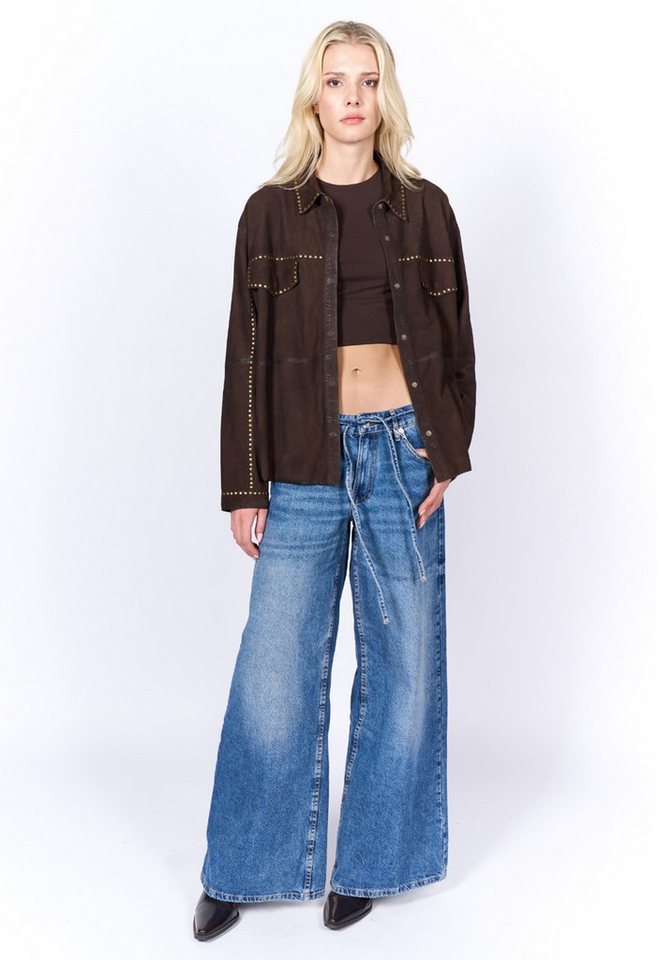 Freaky Nation Lederjacke West Orange-FN von Freaky Nation