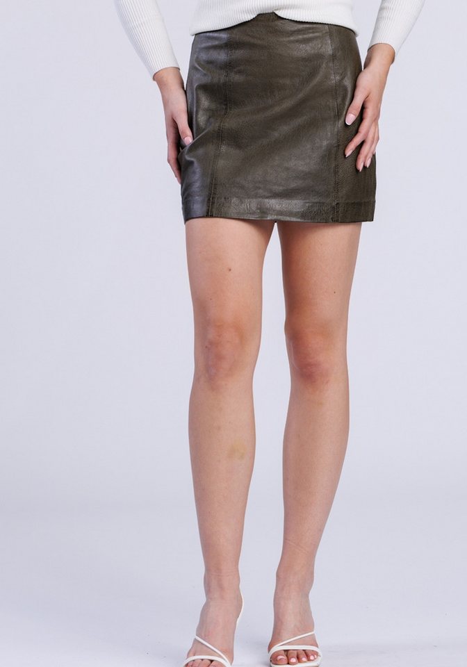 Freaky Nation Lederrock Skirt-FN von Freaky Nation